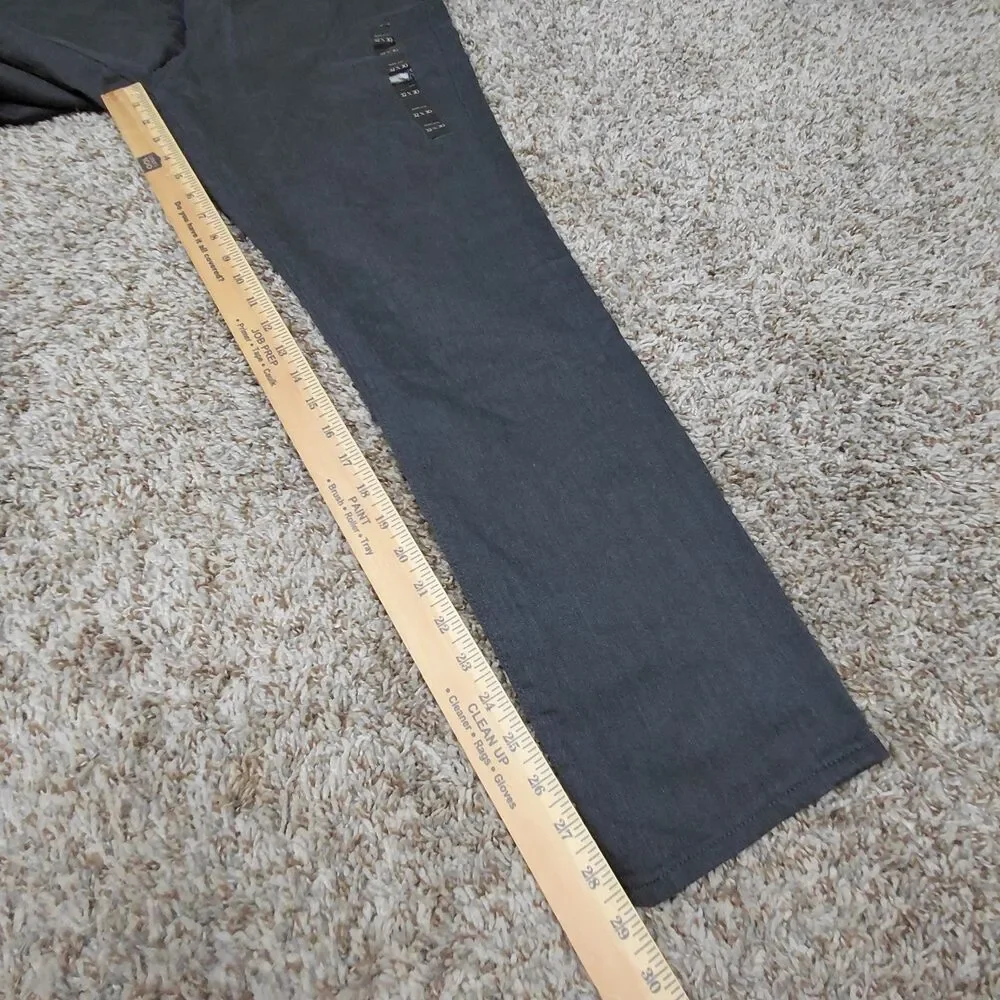 NEW Banana Republic Travel Jean Pants Mens 32x30 Dark Grey Athletic Fit 5 Pocket